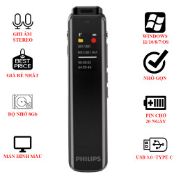 Máy Ghi Âm Philips VTR5010/93 - 8G